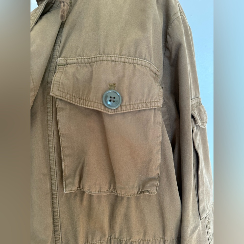 J CREW WALLACE AND BARNES CLASSIC COTTON MILITARY JACKET DRAB OLIVE GREEN - Picture 9 of 11